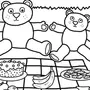 Сказки Три Медведя Раскраска