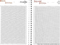 Шаблон для плетения крестиком из бисера