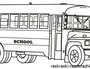 Школьный Автобус Раскраска