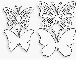 Бабочки скрапбукинг распечатать и вырезать
