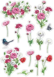Распечатки для скрапбукинга цветы
