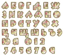 Штампы буквы для скрапбукинга