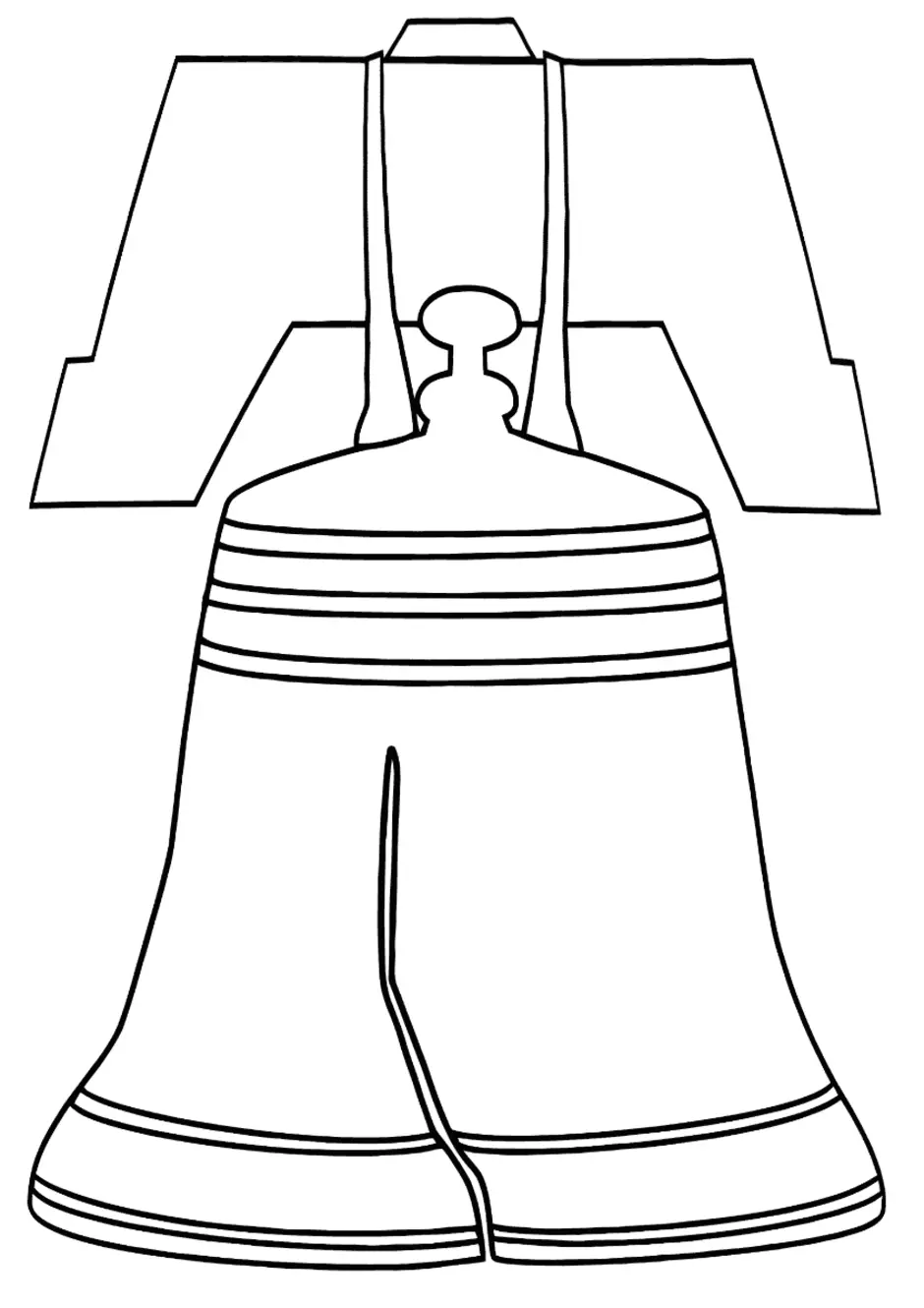 Раскраска колокол