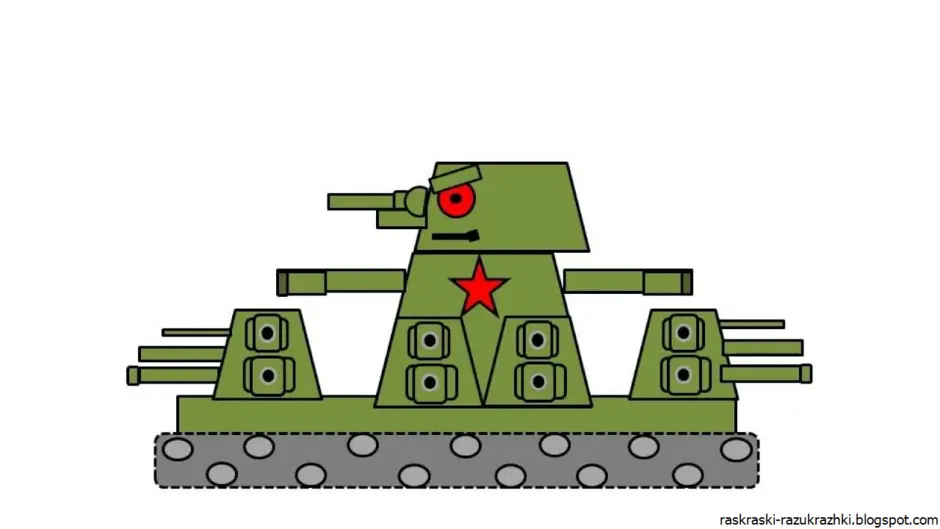 Танк кв 44 из мультика